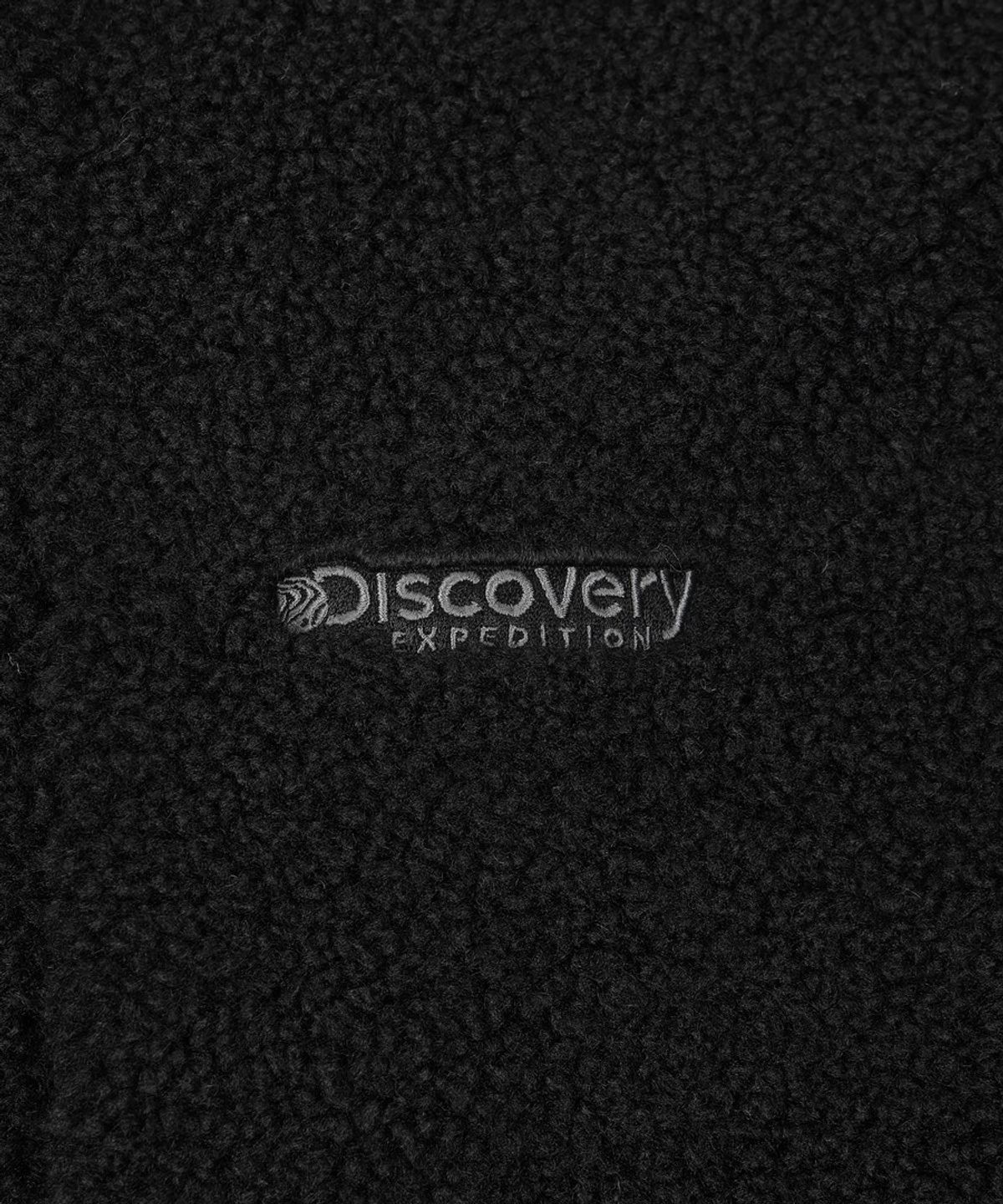 디스커버리 익스페디션(DISCOVERY EXPEDITION) 유니 테크플리스 하이넥 자켓 (BLACK)