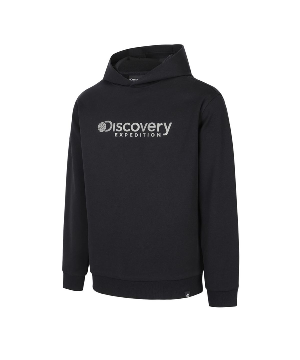 디스커버리 익스페디션(DISCOVERY EXPEDITION) 에센셜 로건 후드티 (BLACK)