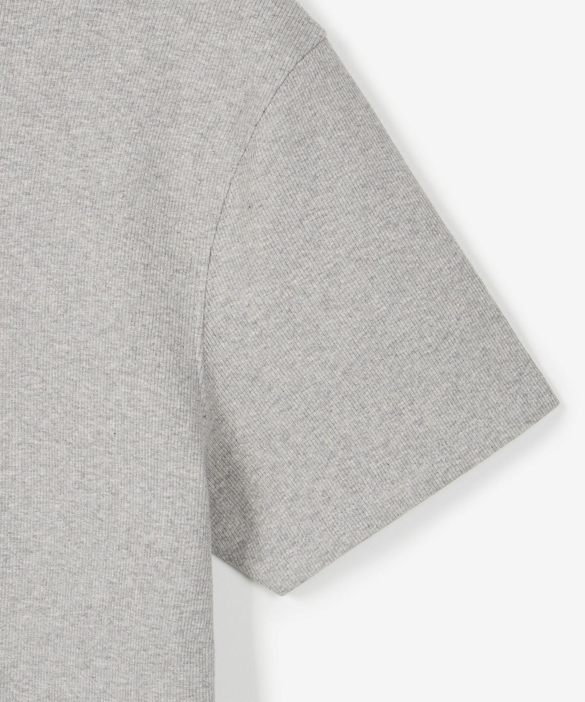 티엔지티(TNGT) Ribbed Slim Tee (Melange Grey) TNTS6E215G2