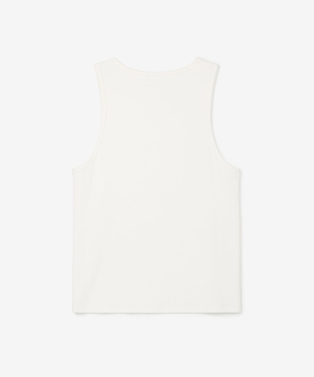 티엔지티(TNGT) Ribbed Slim Sleeveless (White) TNTS6E216WT