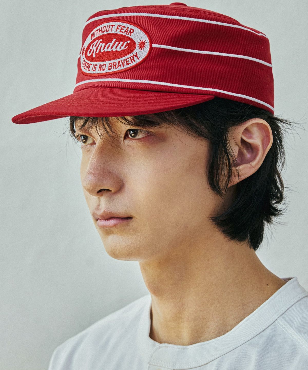 케이엔드(KND) KNDW 필박스 캡 레드