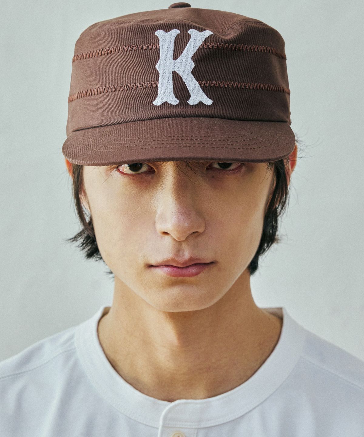 케이엔드(KND) KV 필박스 캡 브라운
