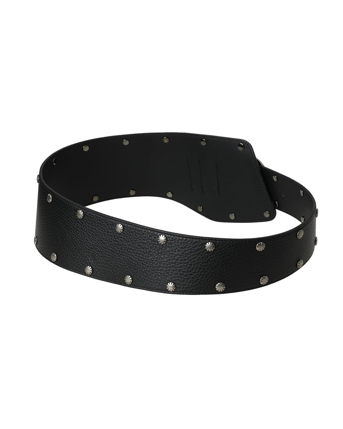 카키포인트(KHAKIPOINT) Curved Stud Belt (black)
