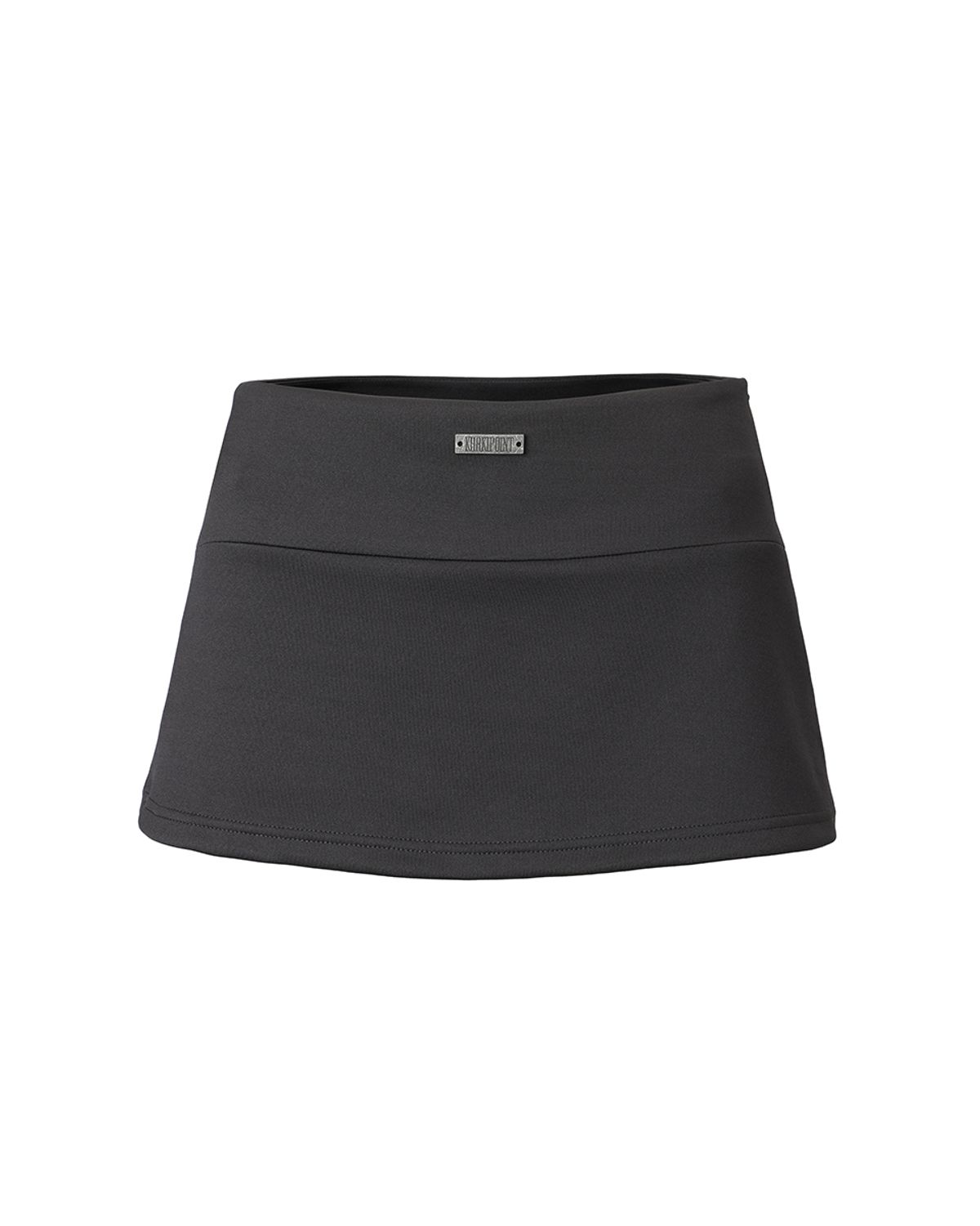 카키포인트(KHAKIPOINT) Stretch Mini Skirt Pants (charcoal)