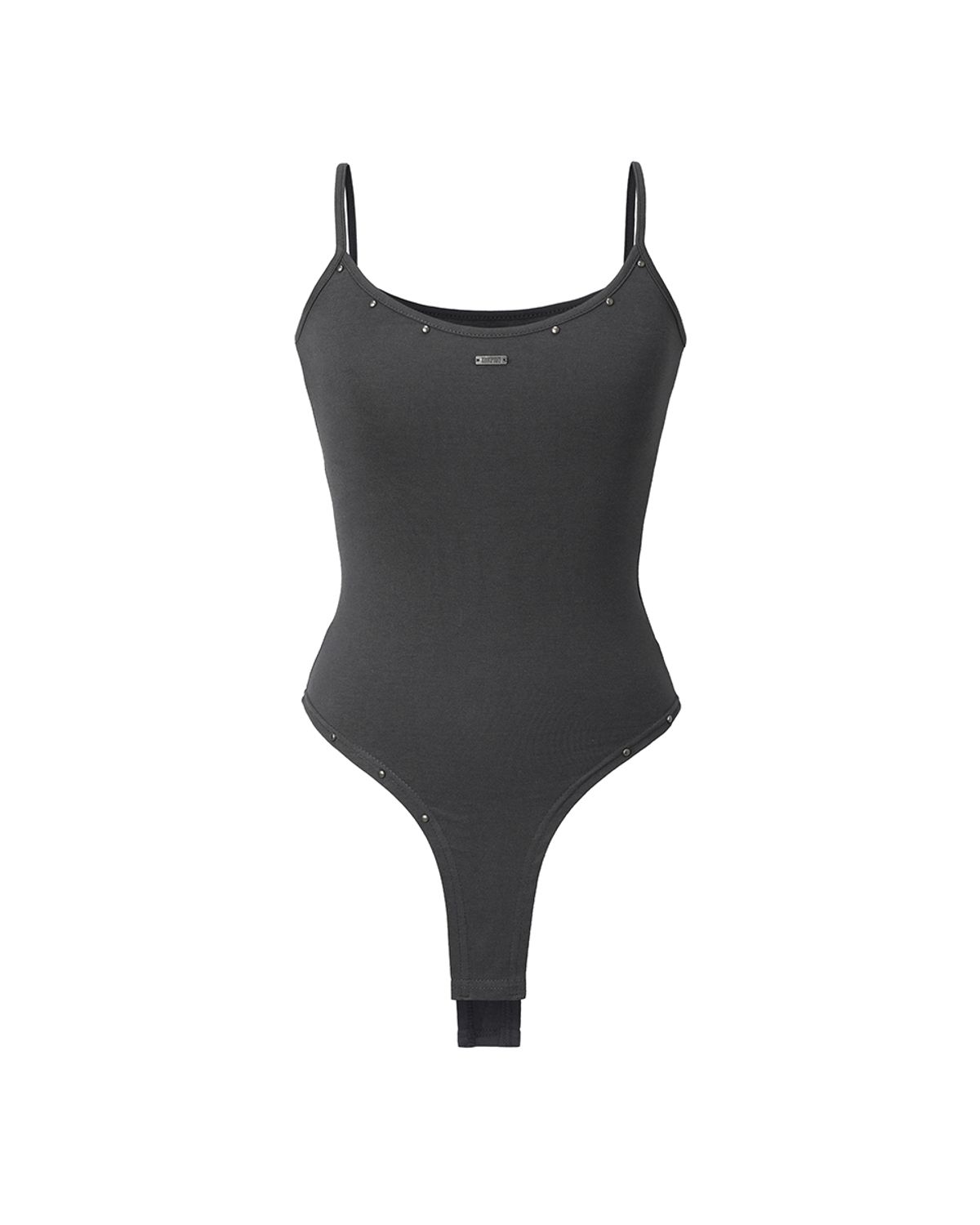 카키포인트(KHAKIPOINT) Stud Bodysuit Sleeveless (charcoal)