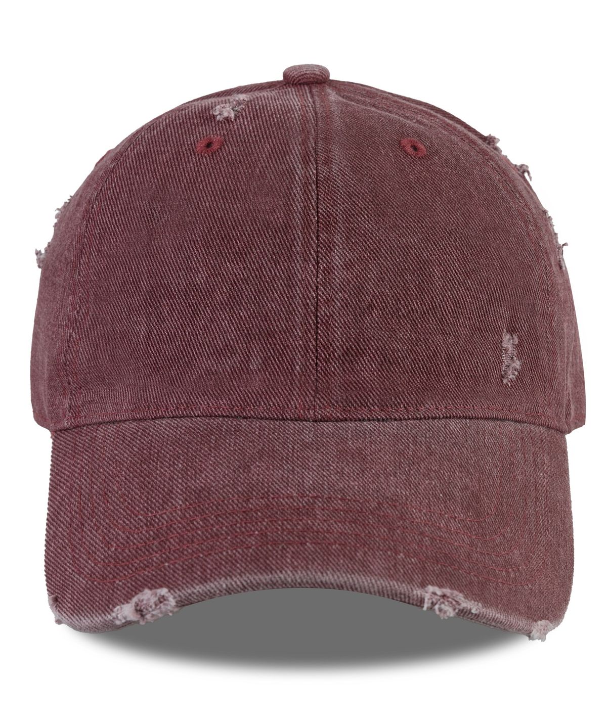 챕터(CHAPTER) STANDARD PIGMENT DAMAGE BALL CAP-버건디