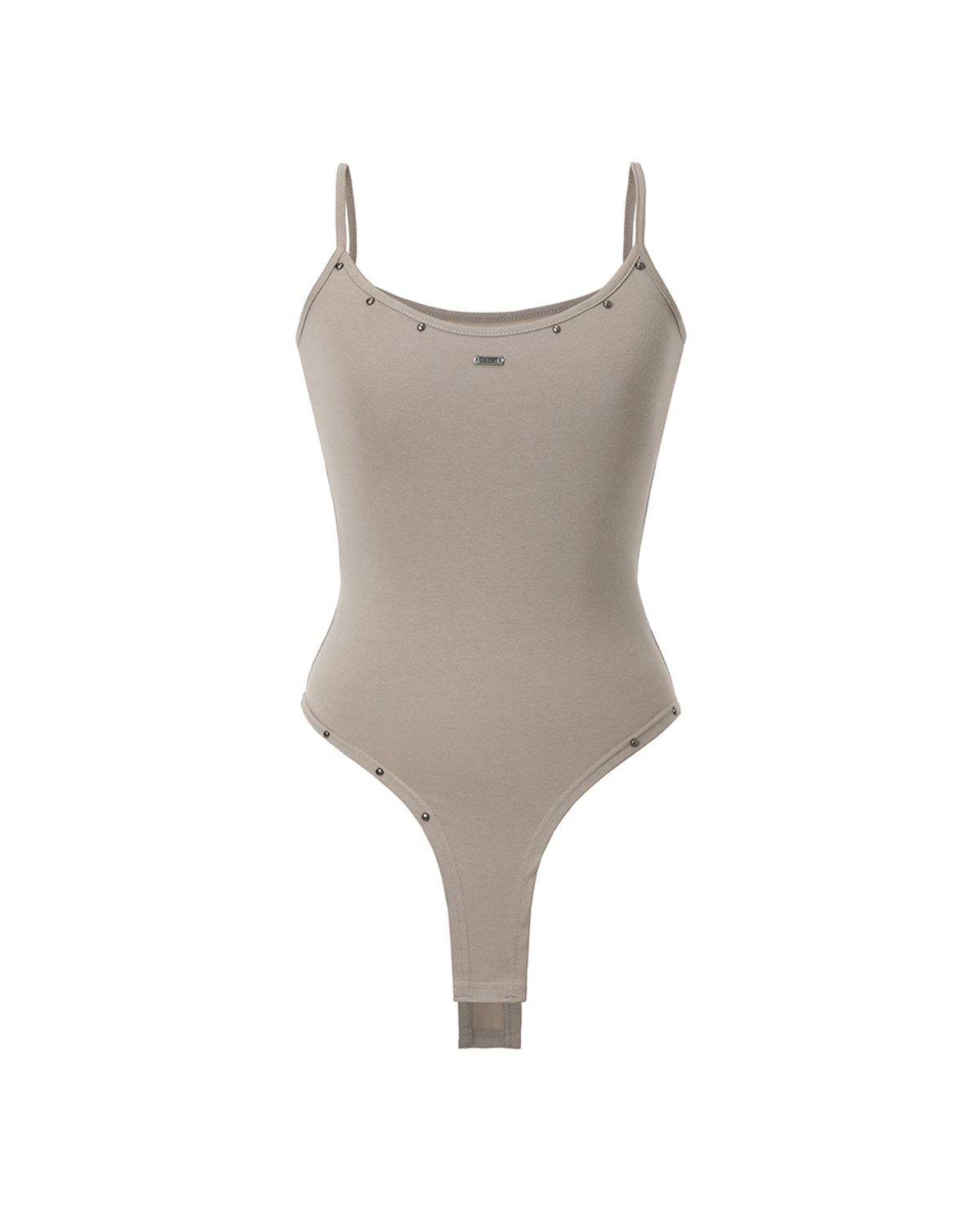 카키포인트(KHAKIPOINT) Stud Bodysuit Sleeveless (beige)