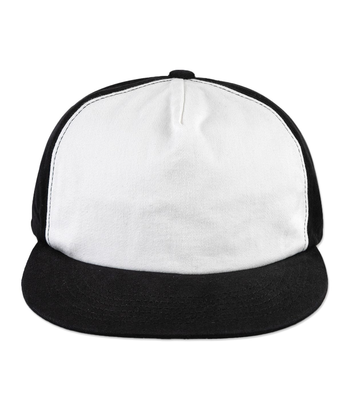 챕터(CHAPTER) STANDARD 5-PANEL TWO-TONE WASHING BALL CAP-블랙