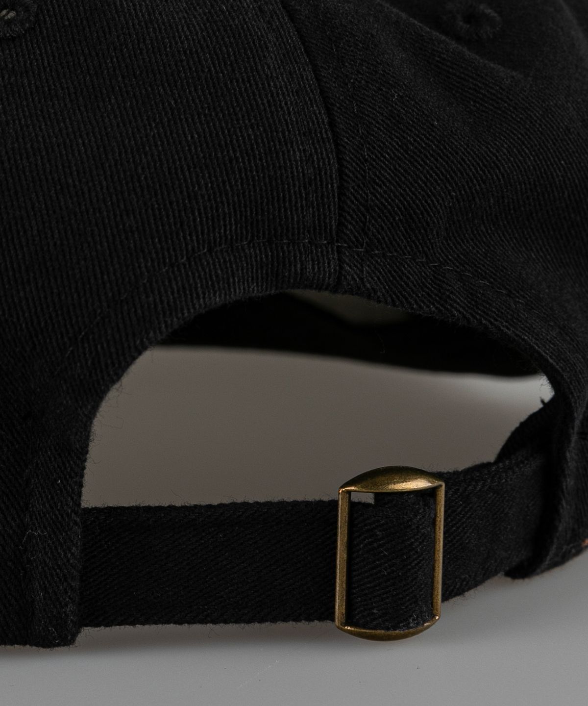 챕터(CHAPTER) STANDARD 5-PANEL TWO-TONE WASHING BALL CAP-블랙