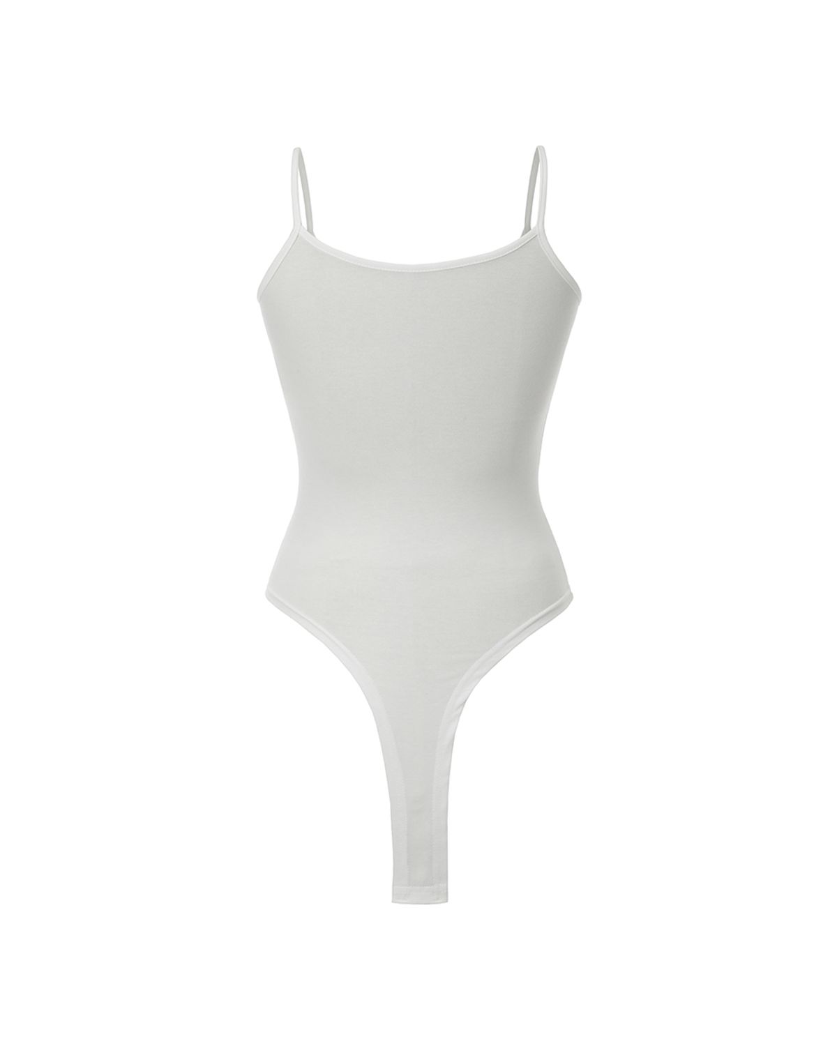 카키포인트(KHAKIPOINT) Stud Bodysuit Sleeveless (white)