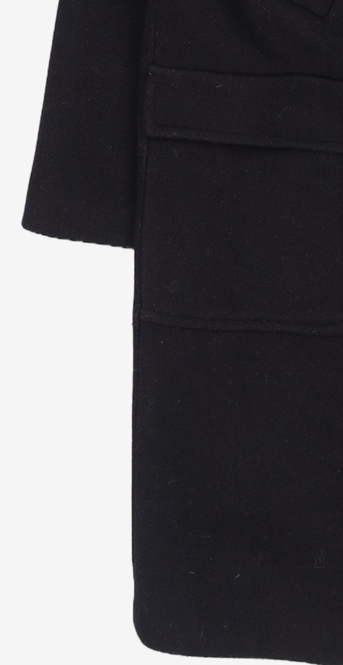 룩캐스트(LOOKAST) BLACK OVERSIZED POCKET COAT OS