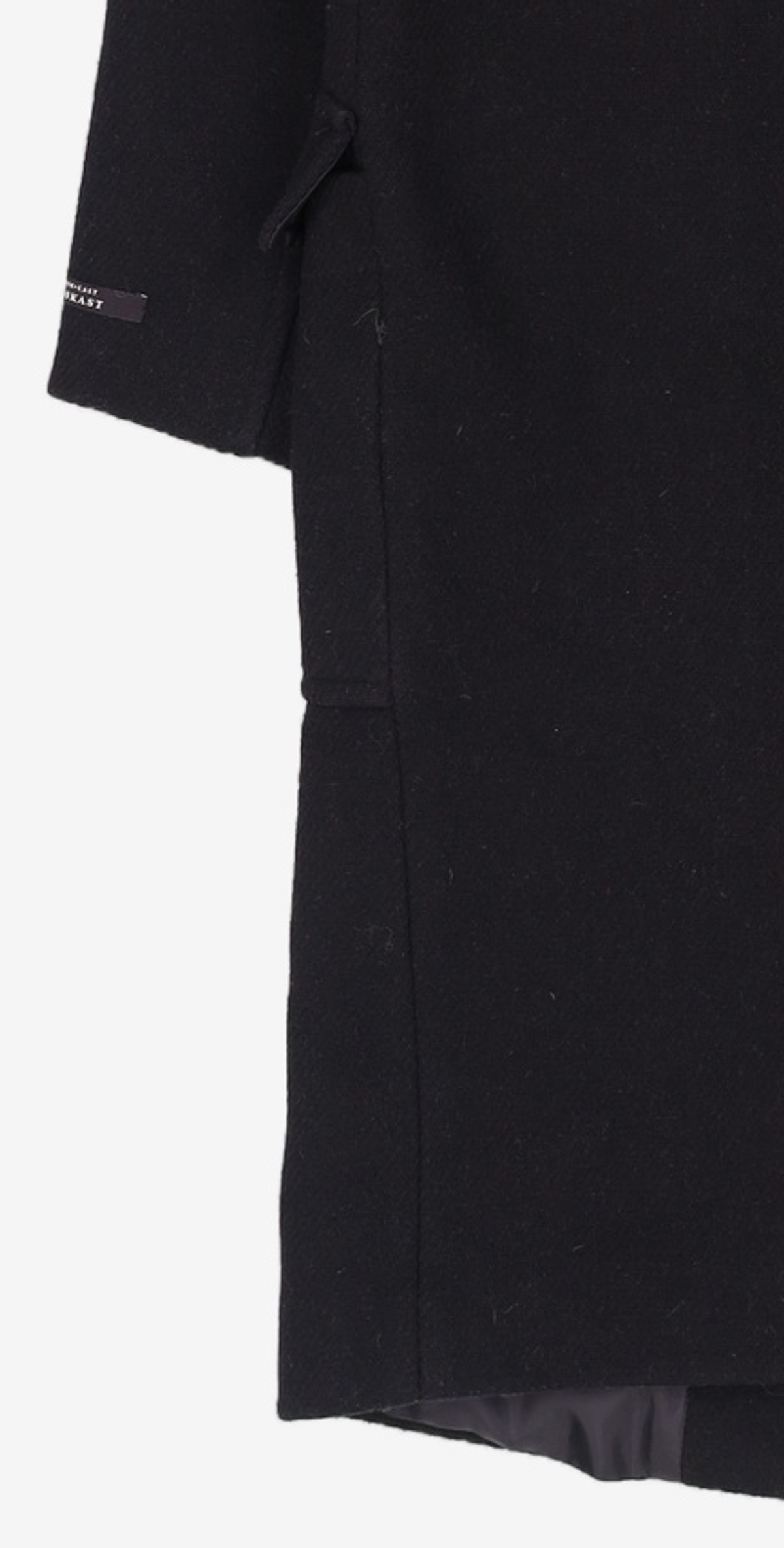 룩캐스트(LOOKAST) BLACK OVERSIZED POCKET COAT OS