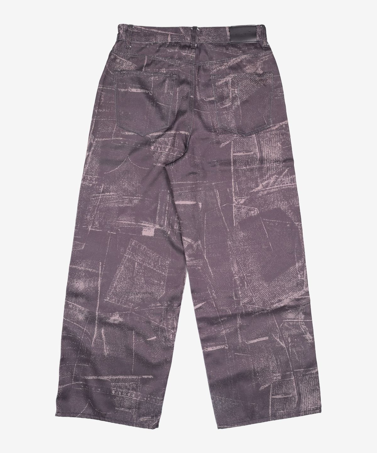 메종미네드(MAISON MINED) BLACK WAVE DENIM PRINTING PANTS 48