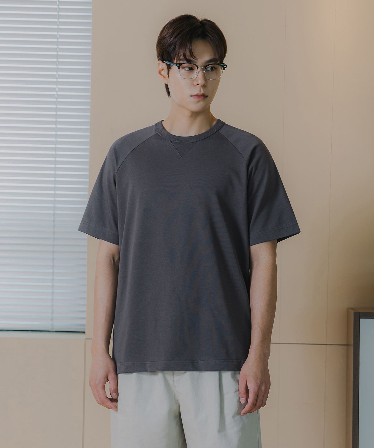 바켄(BAKKEN) [MEN] 삼각 거싯 반팔티셔츠 BK4207 (3COLOR)