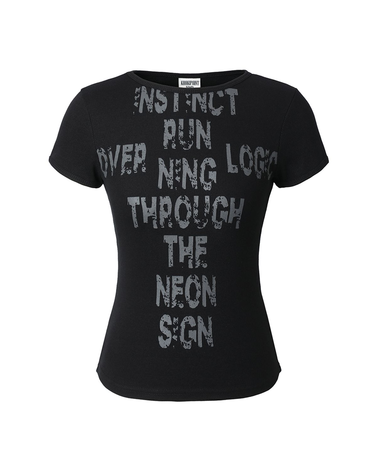 카키포인트(KHAKIPOINT) Instinct Graphic Top (black)