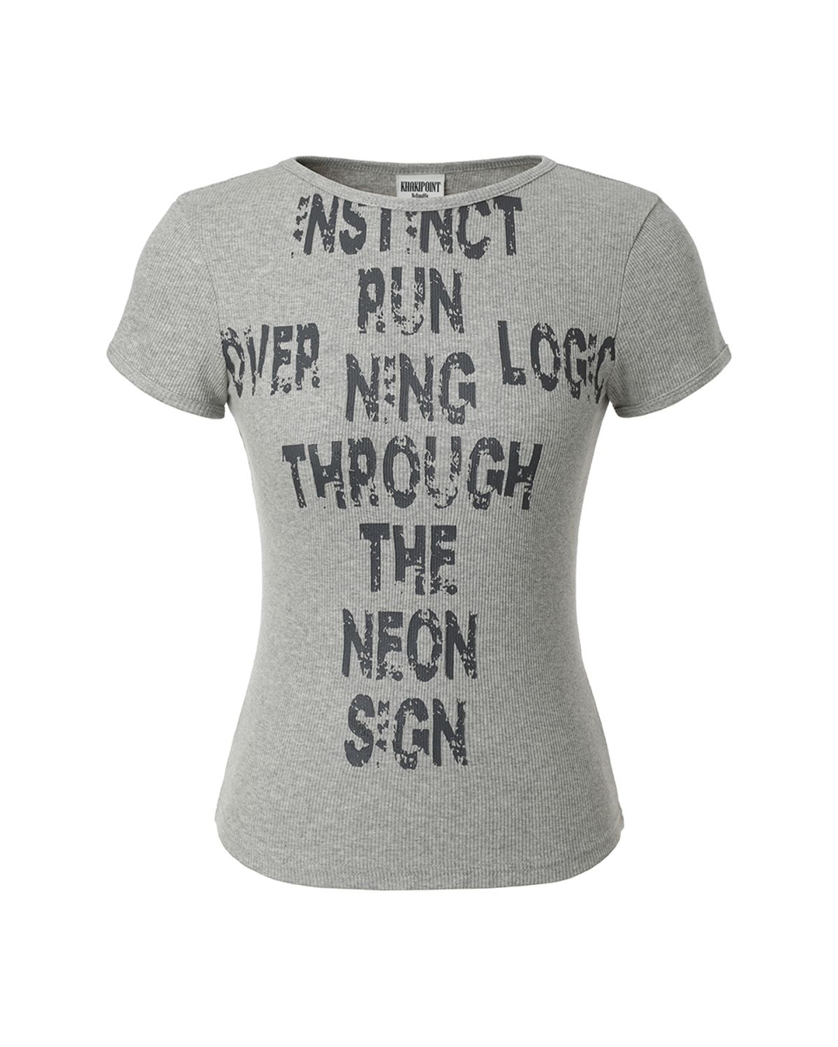 카키포인트(KHAKIPOINT) Instinct Graphic Top (gray)