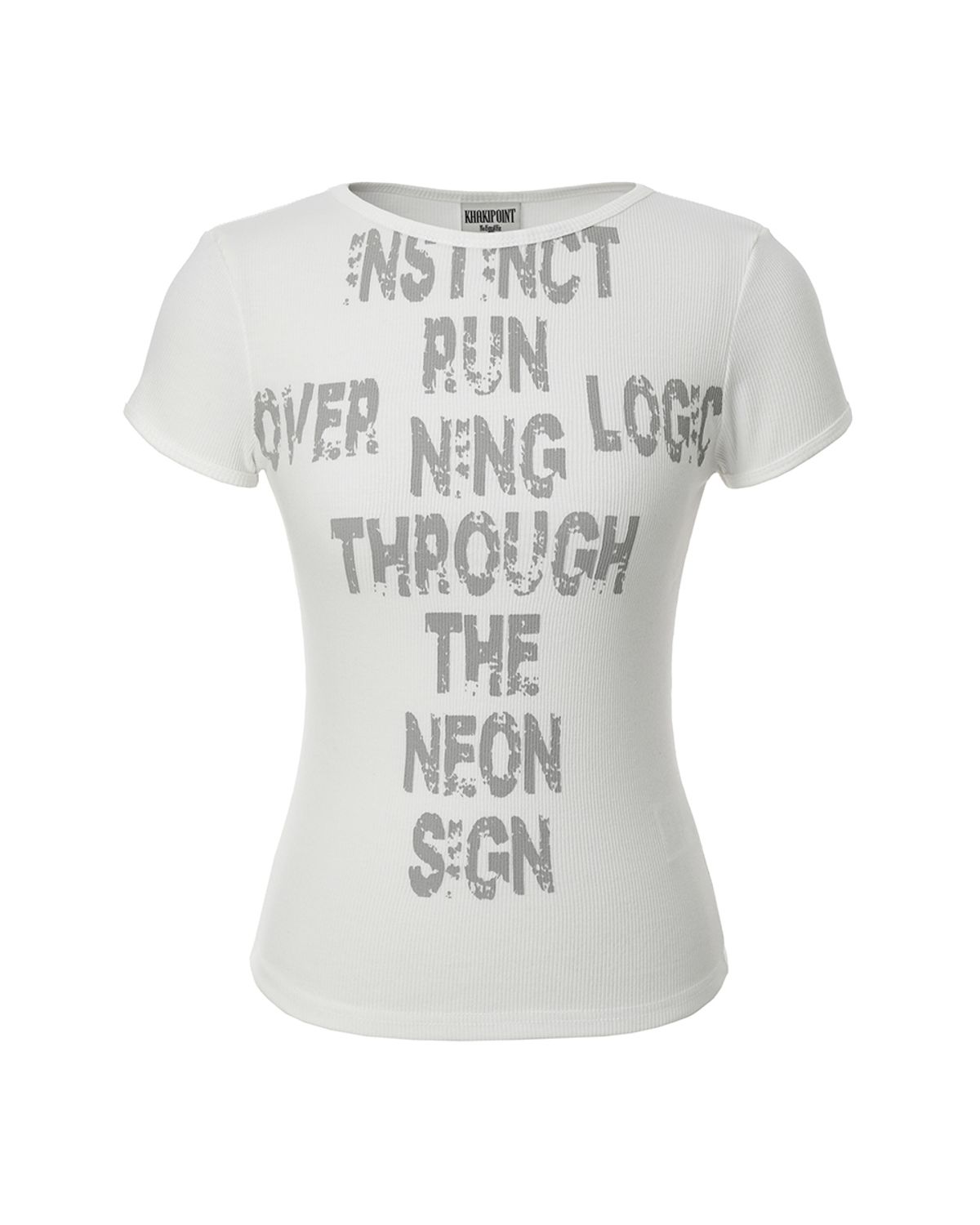 카키포인트(KHAKIPOINT) Instinct Graphic Top (ivory)