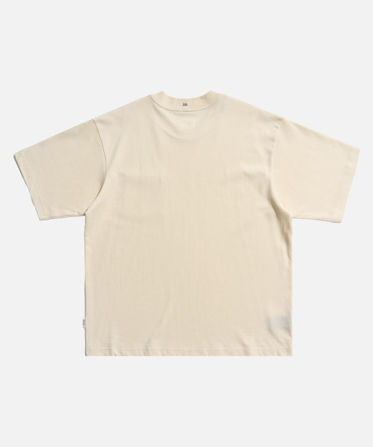미드업데이트(MIDUPDATE) Vertical Ribbed Pocket SS Tee Tee cream