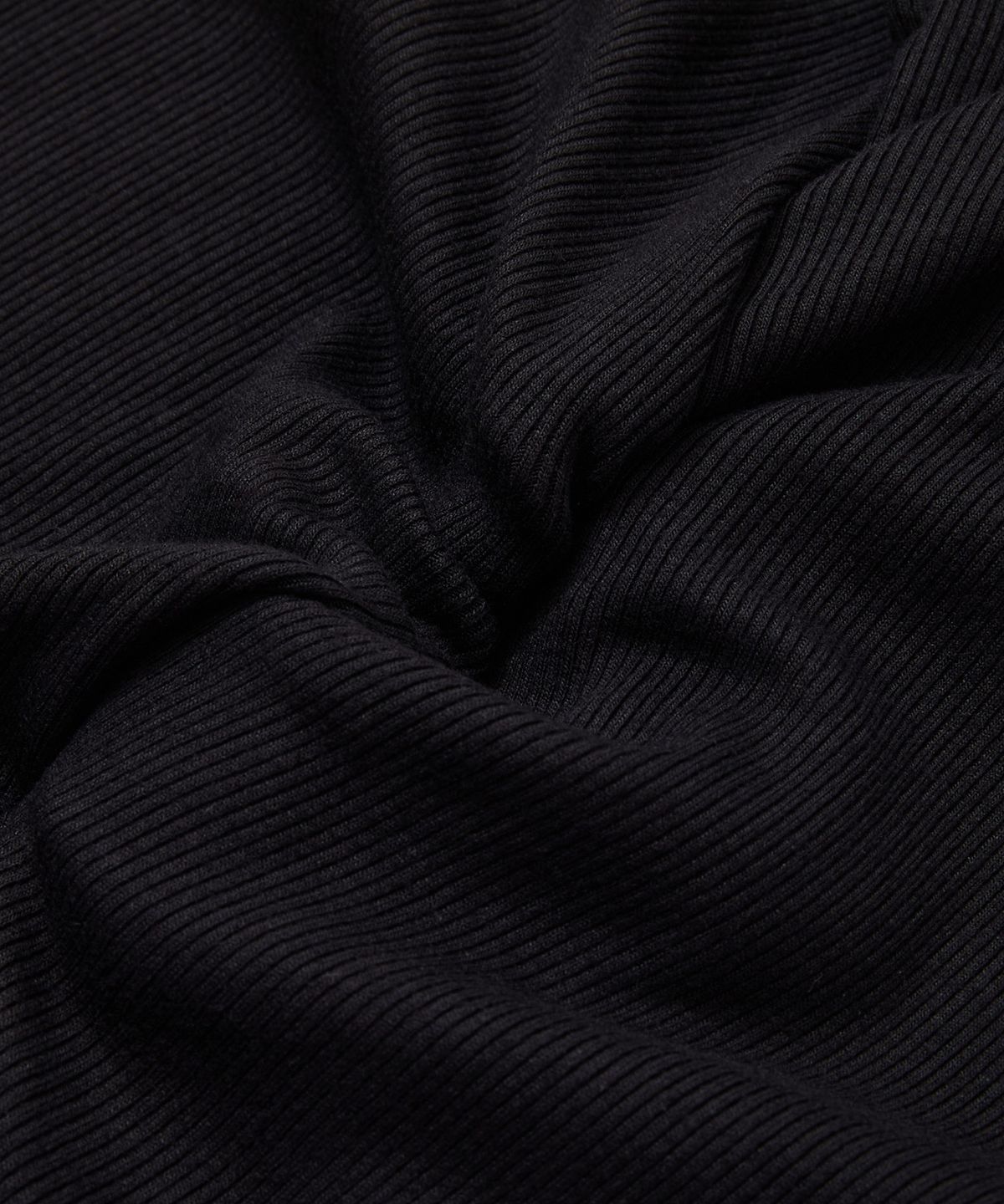 노매뉴얼(NOMANUAL) NO RELIGION SHIRRING SLEEVELESS TEE - BLACK