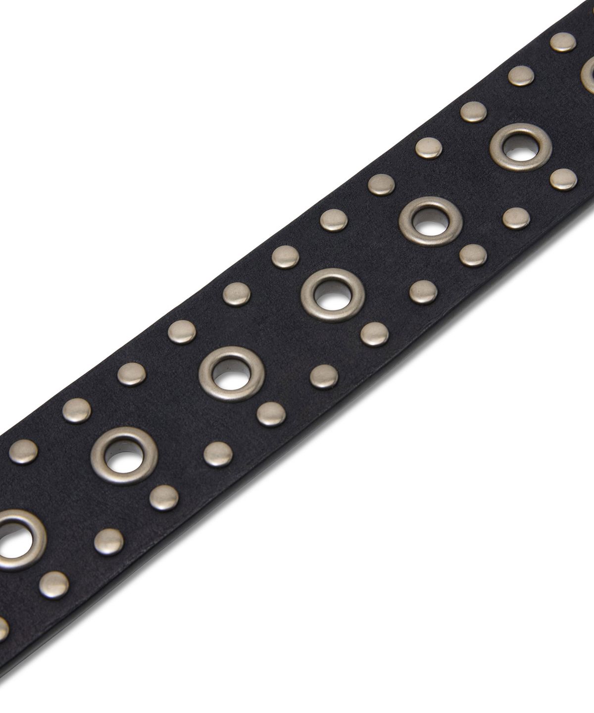 노매뉴얼(NOMANUAL) NO RELIGION WESTERN BELT - BLACK