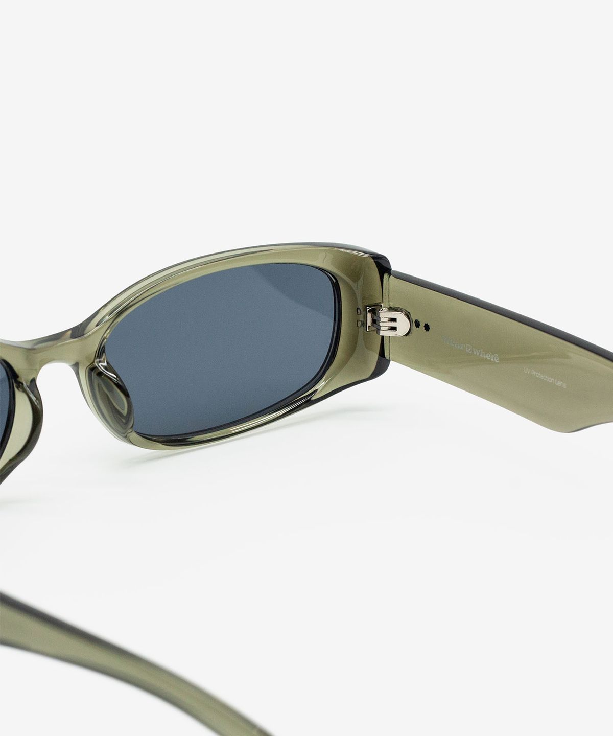 웨어웨어(WEARWHERE) CHICO Clear Khaki 선글라스