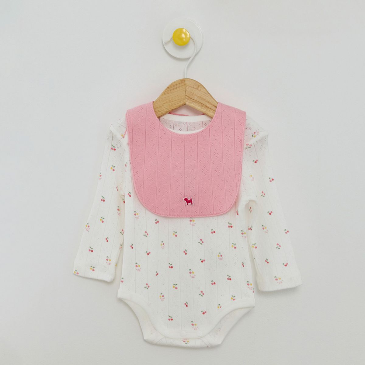 블루독 베이비(BLUEDOGBABY) 달콤체리아일렛세트바디슈트 (46A70-040-14)