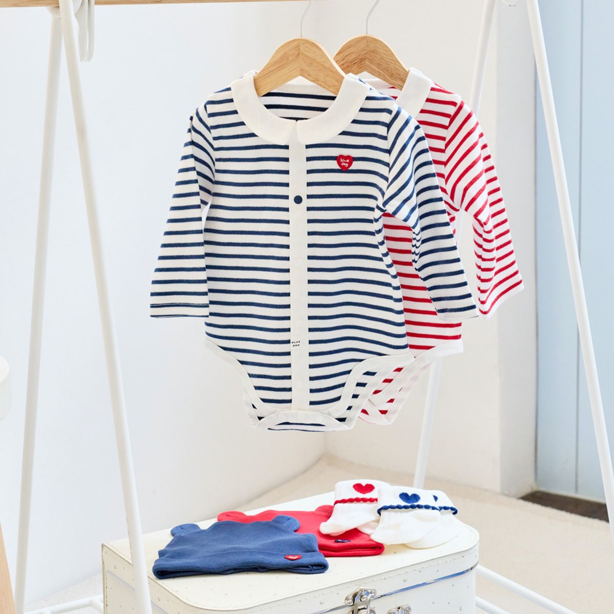 블루독 베이비(BLUEDOGBABY) ST카라세트바디슈트A (46A70-040-10)