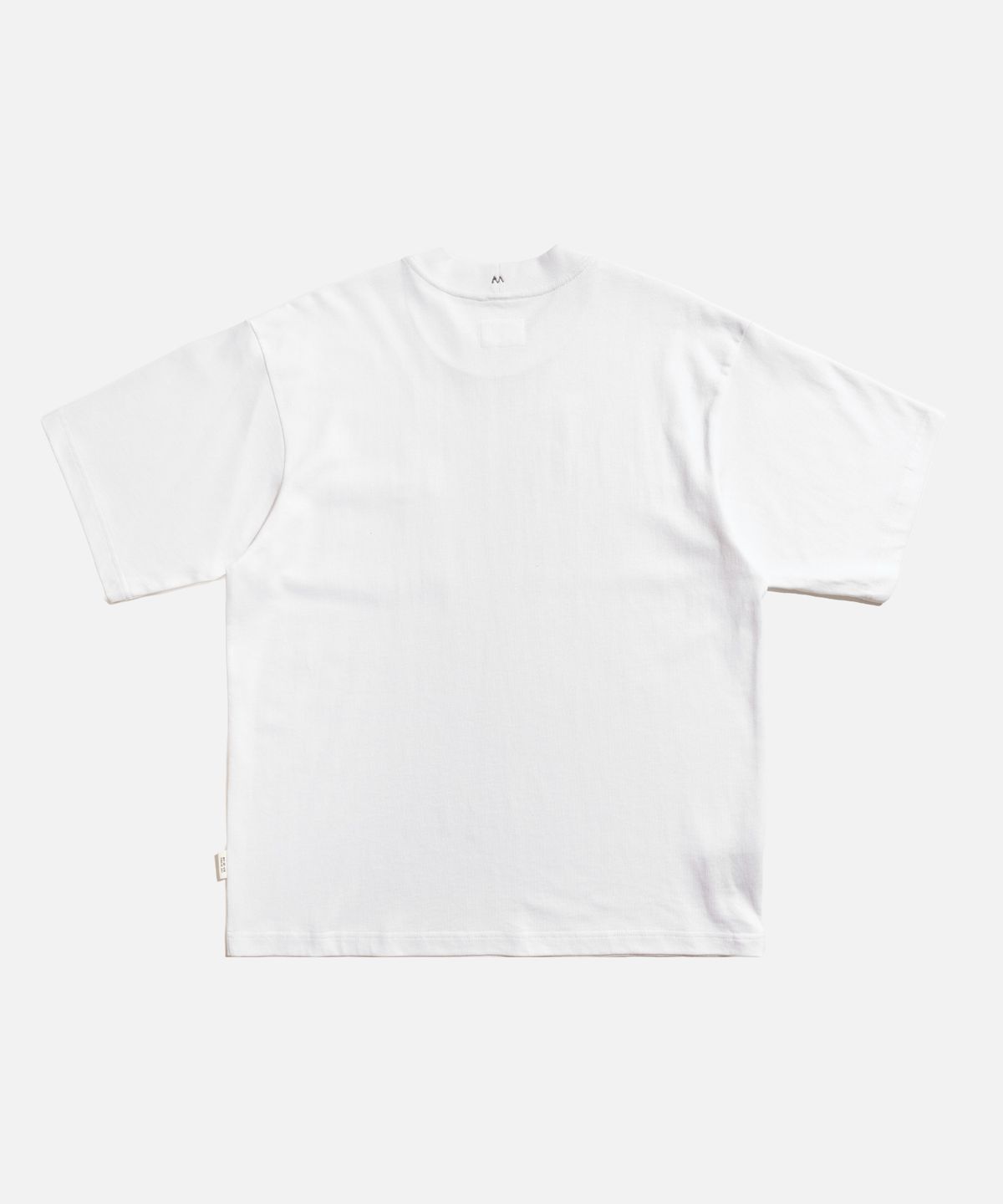 미드업데이트(MIDUPDATE) Vertical Ribbed Pocket SS Tee Tee white