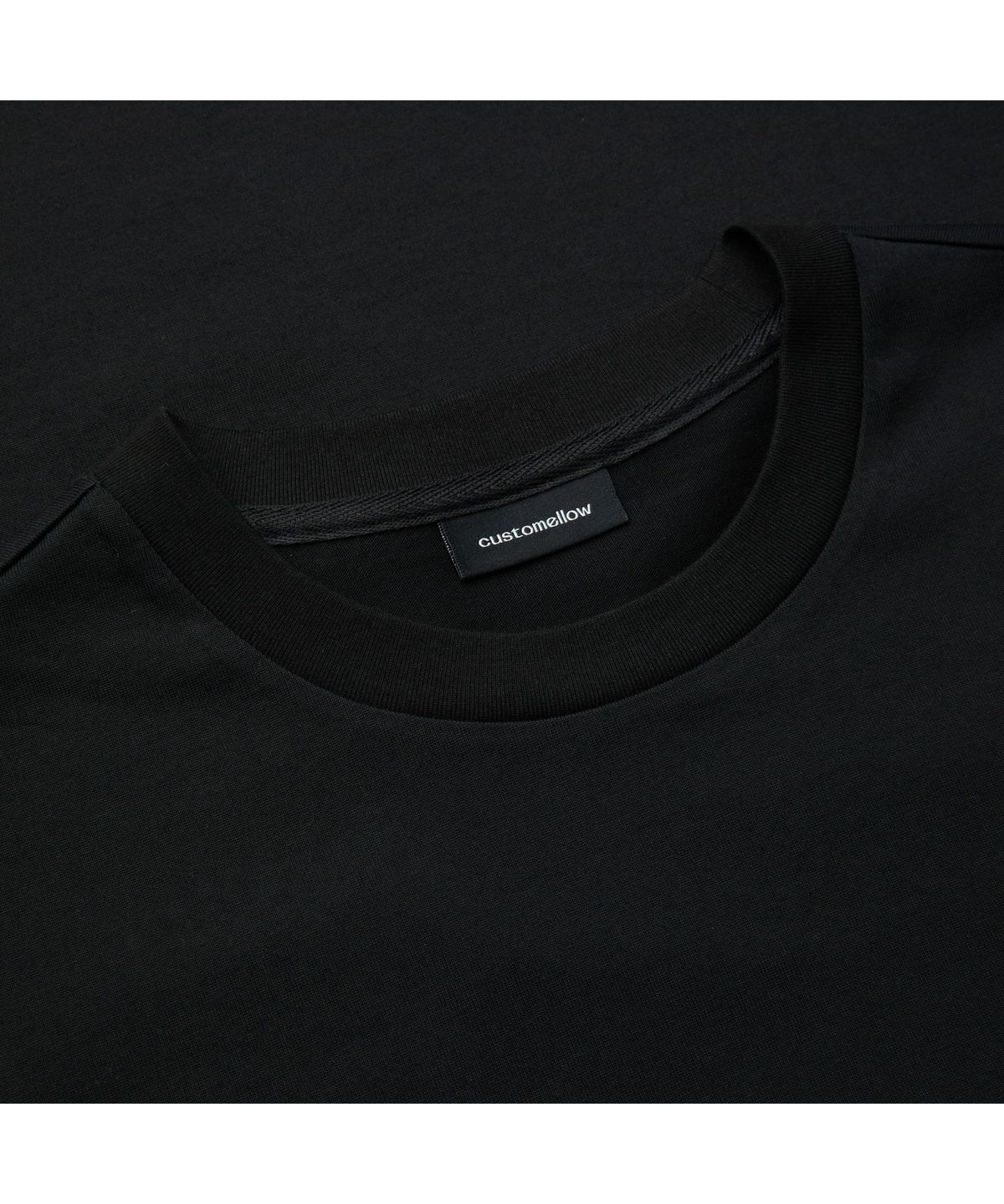 커스텀멜로우(CUSTOMELLOW) [TRC Bonsai] Black Embroidery T-shirt CWTAM26591BKX