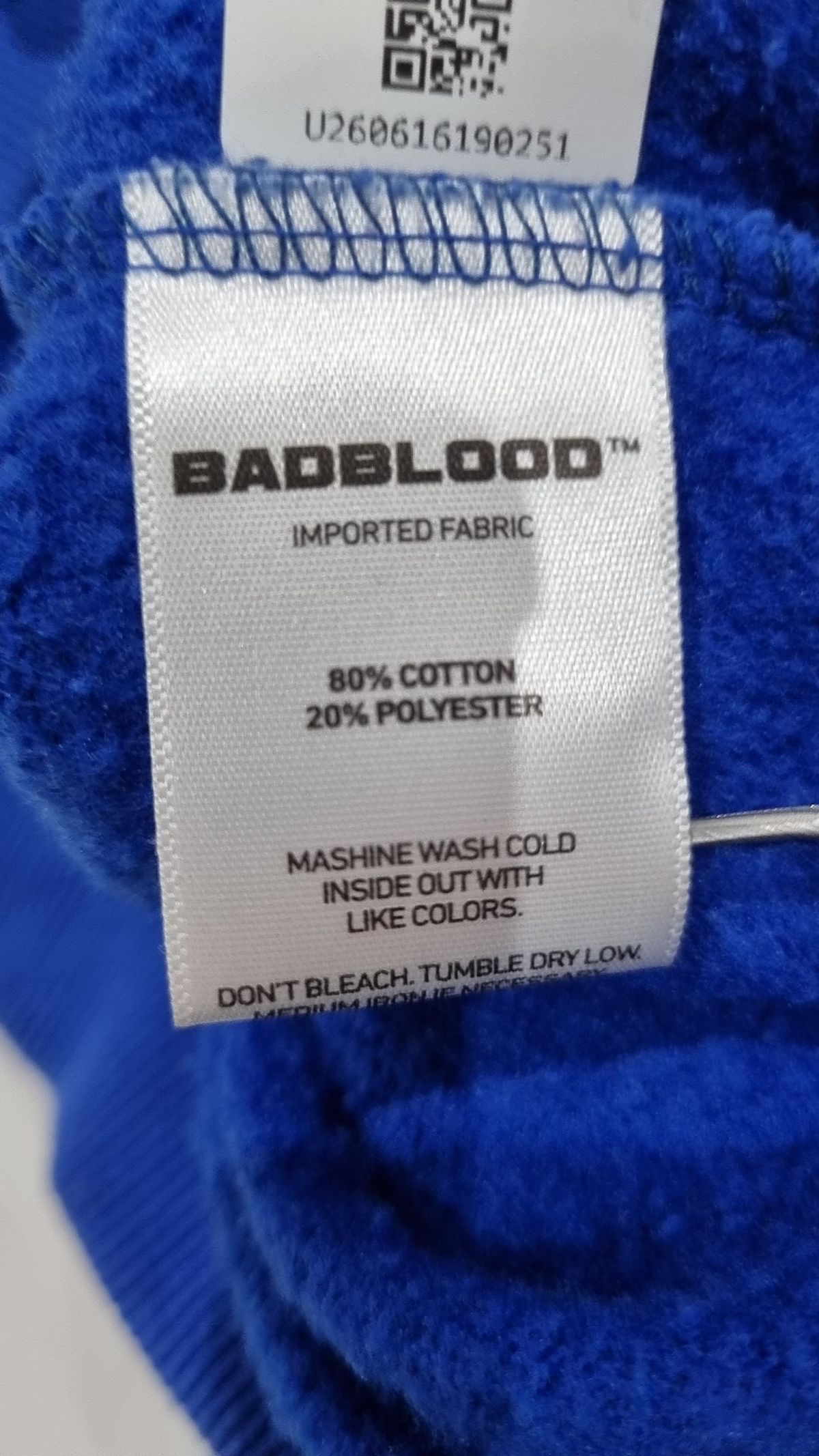 배드블러드(BADBLOOD) 후드 티셔츠 S