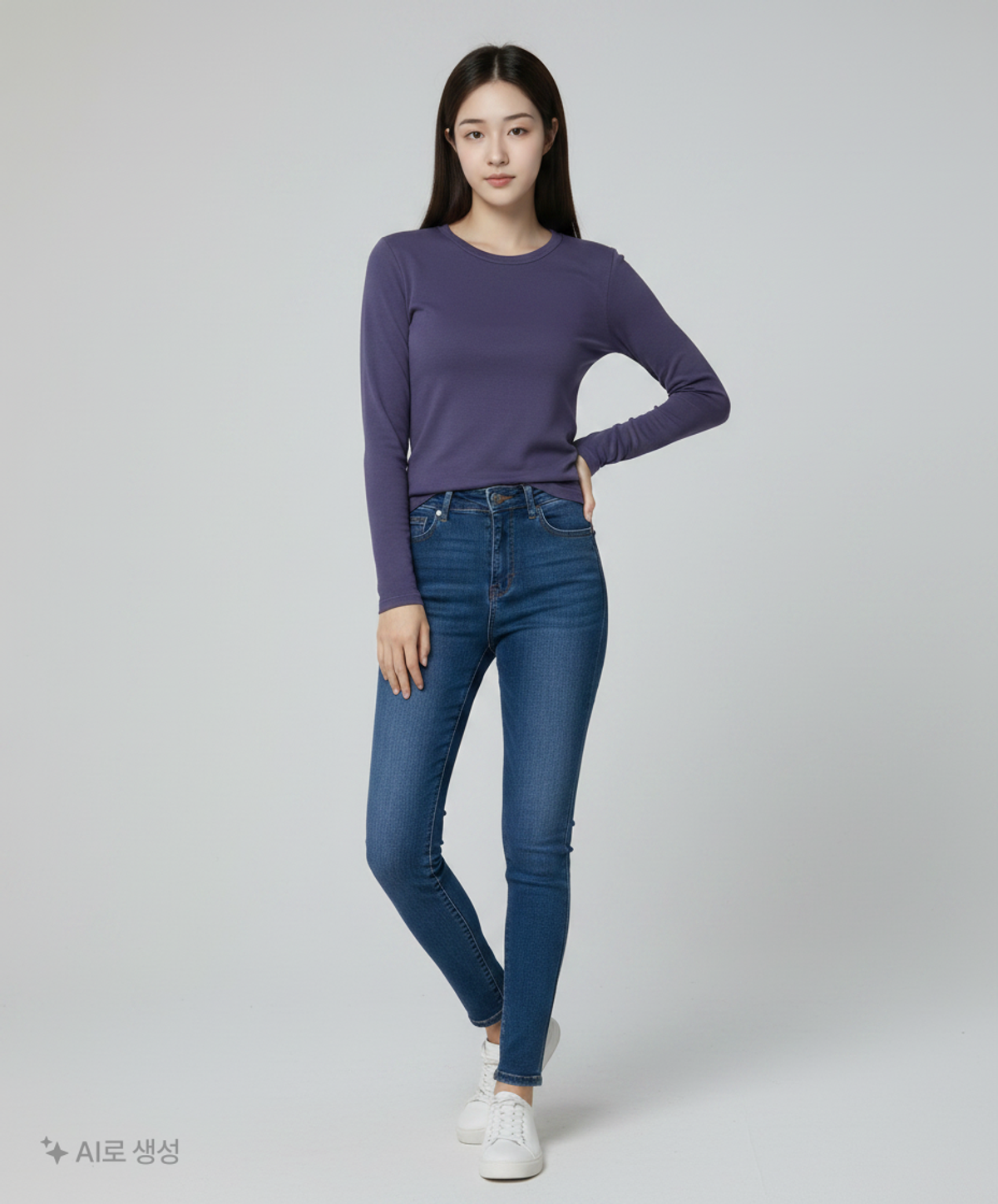 무신사 스탠다드(MUSINSA STANDARD) 긴소매 티셔츠 S