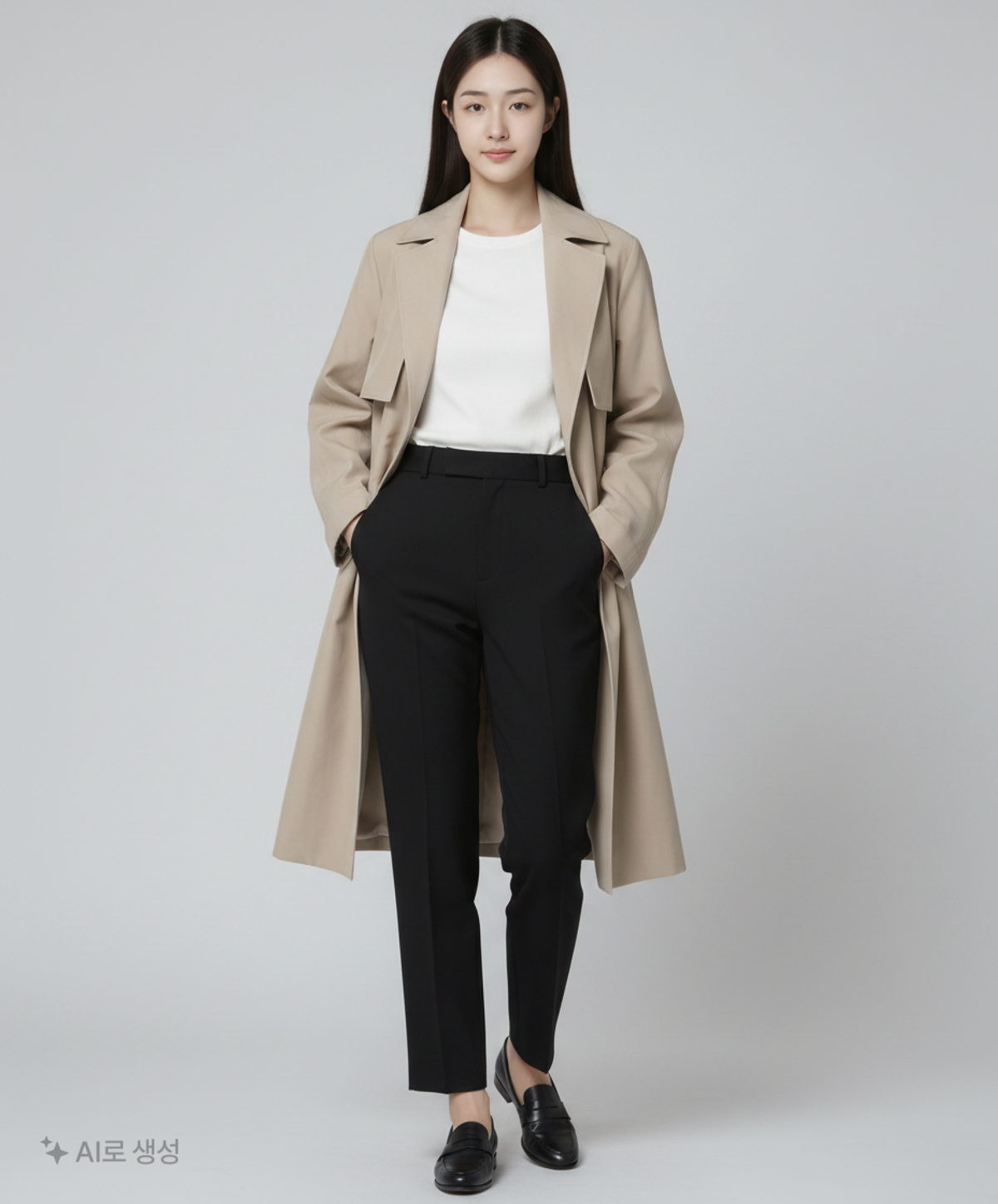 자주(JAJU) 봄 가을 코트 L