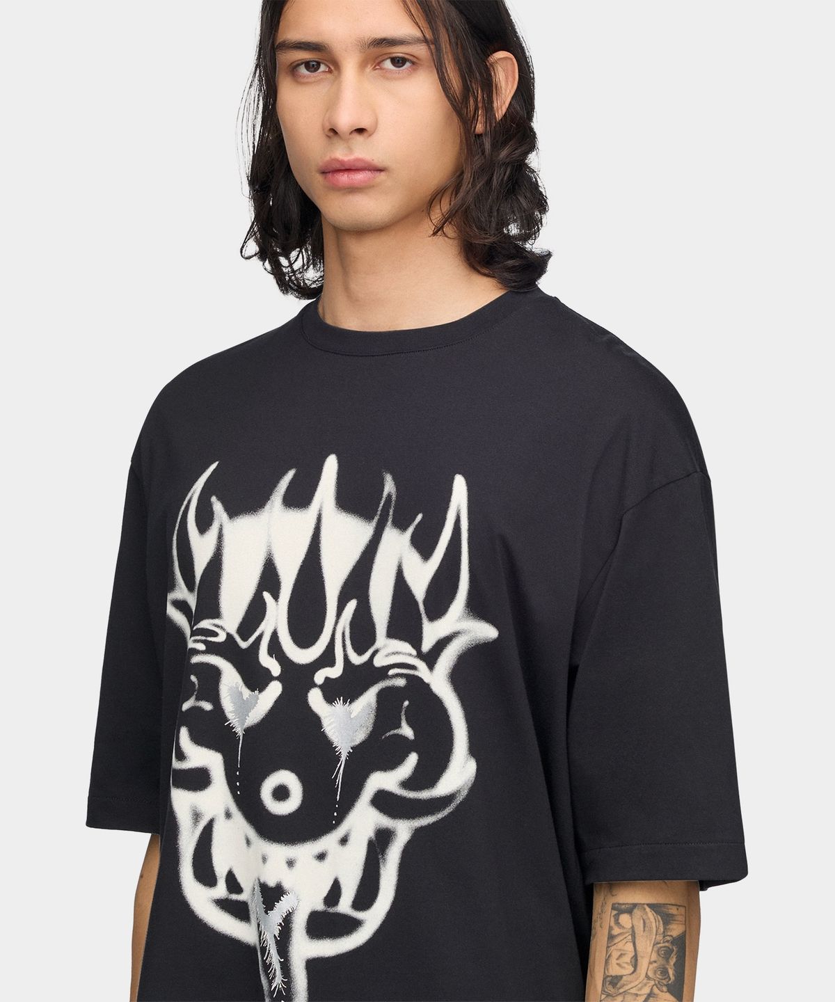 와이쓰리(Y-3) (U) 치토 GFX 숏 슬리브 티셔츠 블랙 GFX SS TEE BLACK