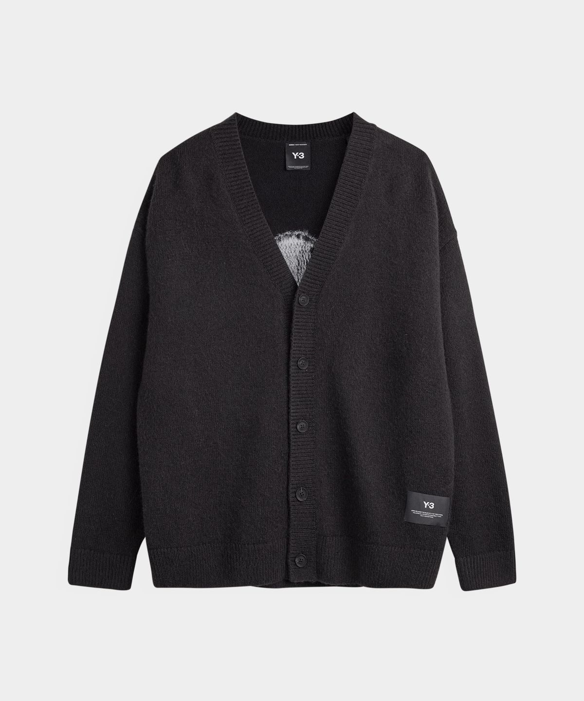 와이쓰리(Y-3) (M) 치토 GFX 니트 가디건 블랙 GFX KNIT CARD BLACK