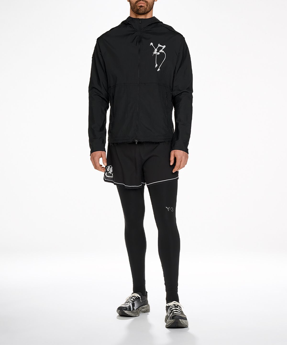 와이쓰리(Y-3) (M) 치토 GFX 러닝 재킷 블랙 M GFX RUN JKT BLACK