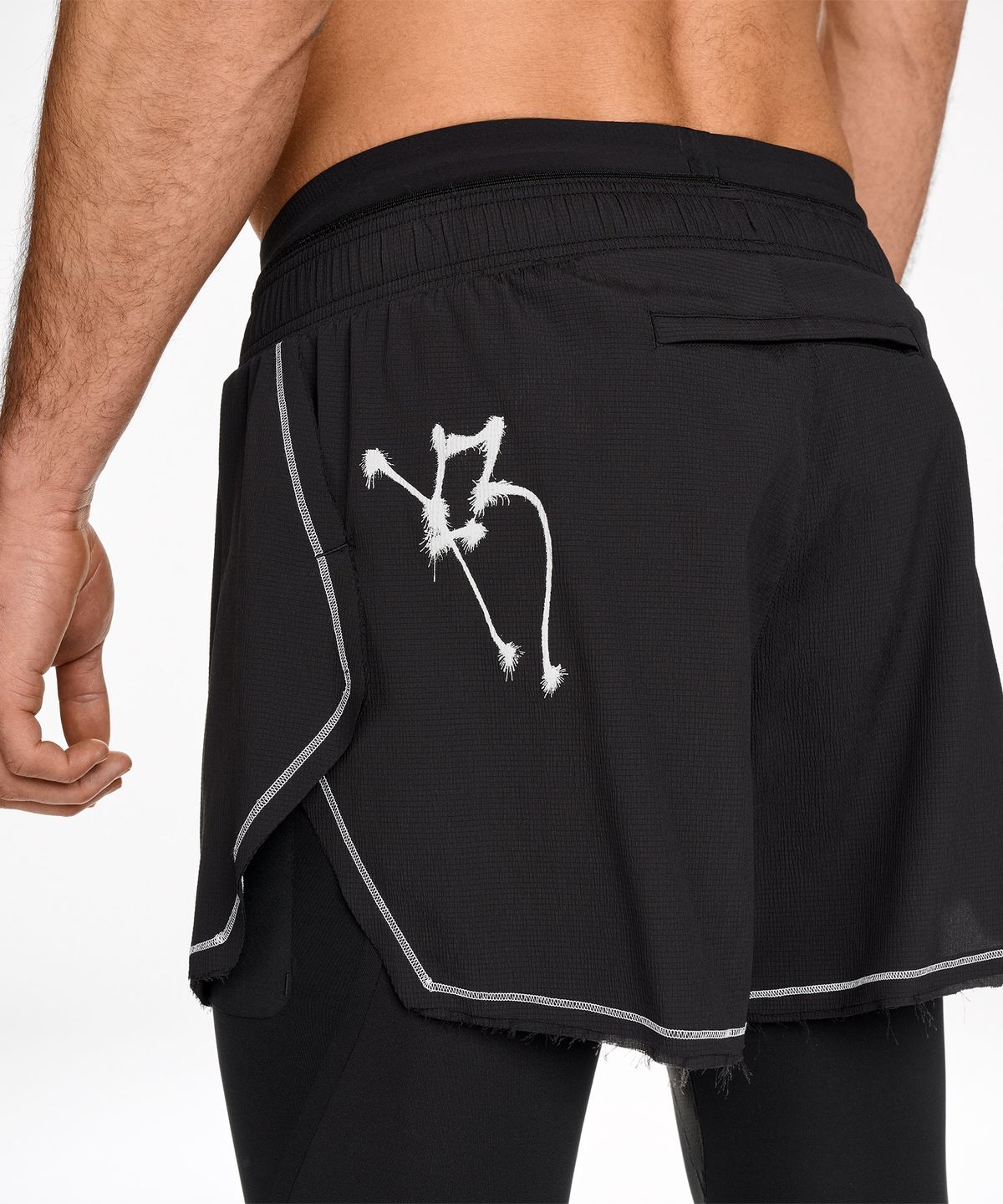 와이쓰리(Y-3) (M) 치토 GFX 러닝 쇼츠 블랙 M GFX RUN SHRTS BLACK