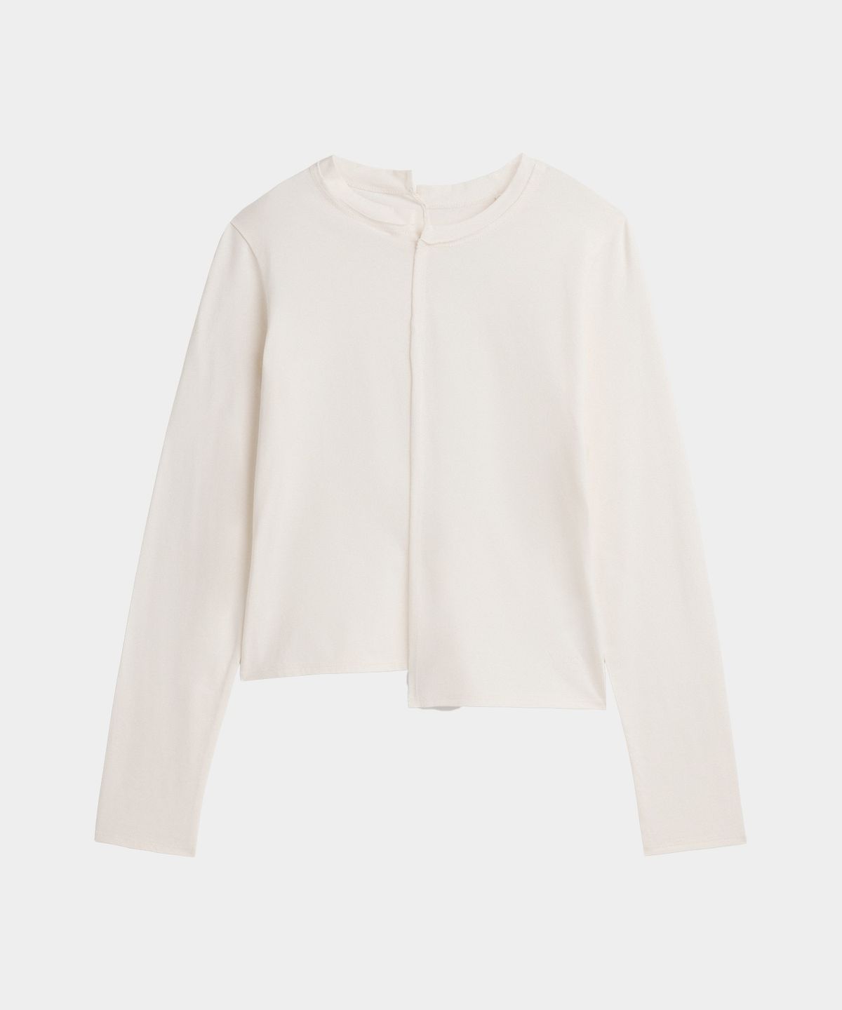 와이쓰리(Y-3) (W) W 피티드 롱 슬리브 티셔츠 화이트 W FTD LS TEE CHALK WHITE