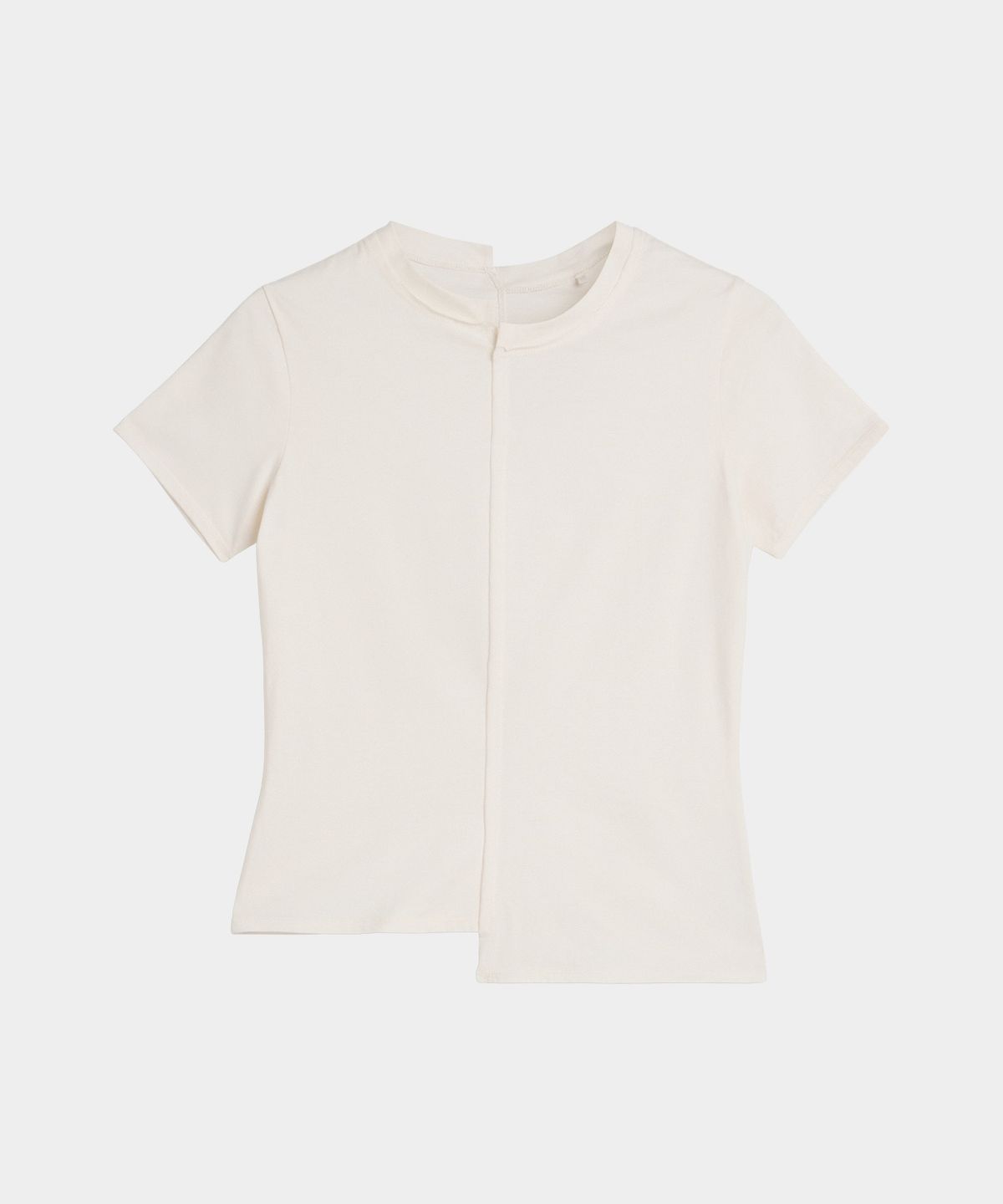 와이쓰리(Y-3) (W) W 피티드 숏 슬리브 티셔츠 화이트 W FTD SS TEE CHALK WHITE