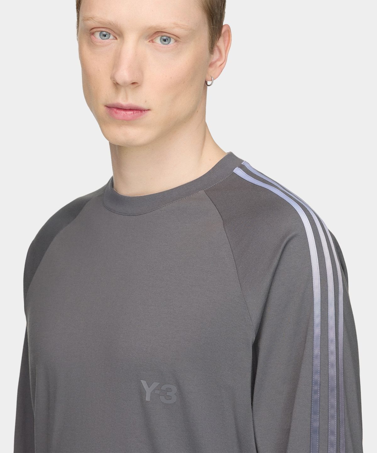 와이쓰리(Y-3) (U) 오버사이즈 그라디언트 3S 롱 슬리브 티셔츠 그레이 OVS GRD 3S LS T GREY FIVE