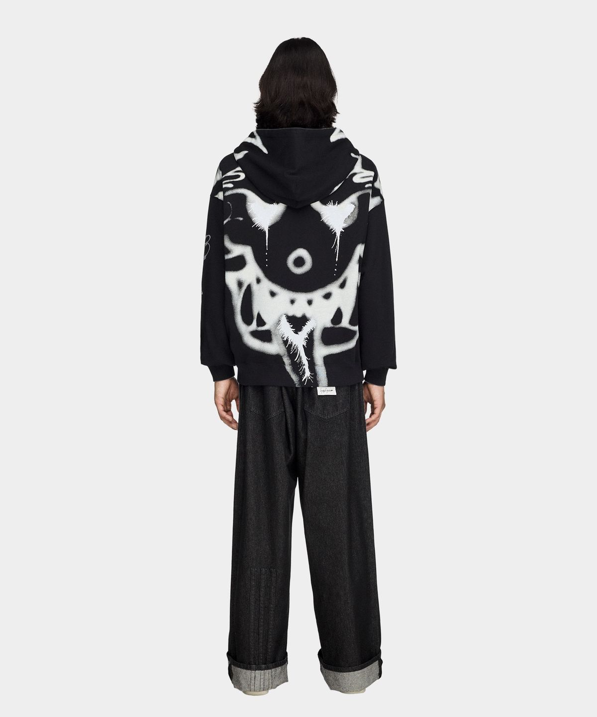 와이쓰리(Y-3) (U) 치토 GFX 프렌치 테리 집 후디 블랙 GFX FT ZIP HOOD BLACK