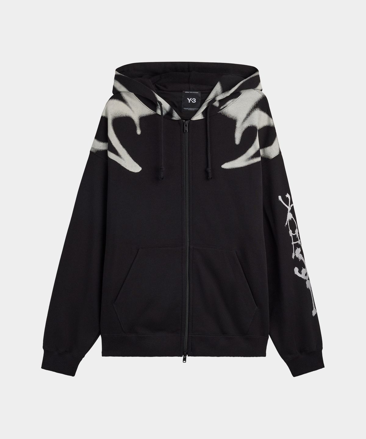 와이쓰리(Y-3) (U) 치토 GFX 프렌치 테리 집 후디 블랙 GFX FT ZIP HOOD BLACK