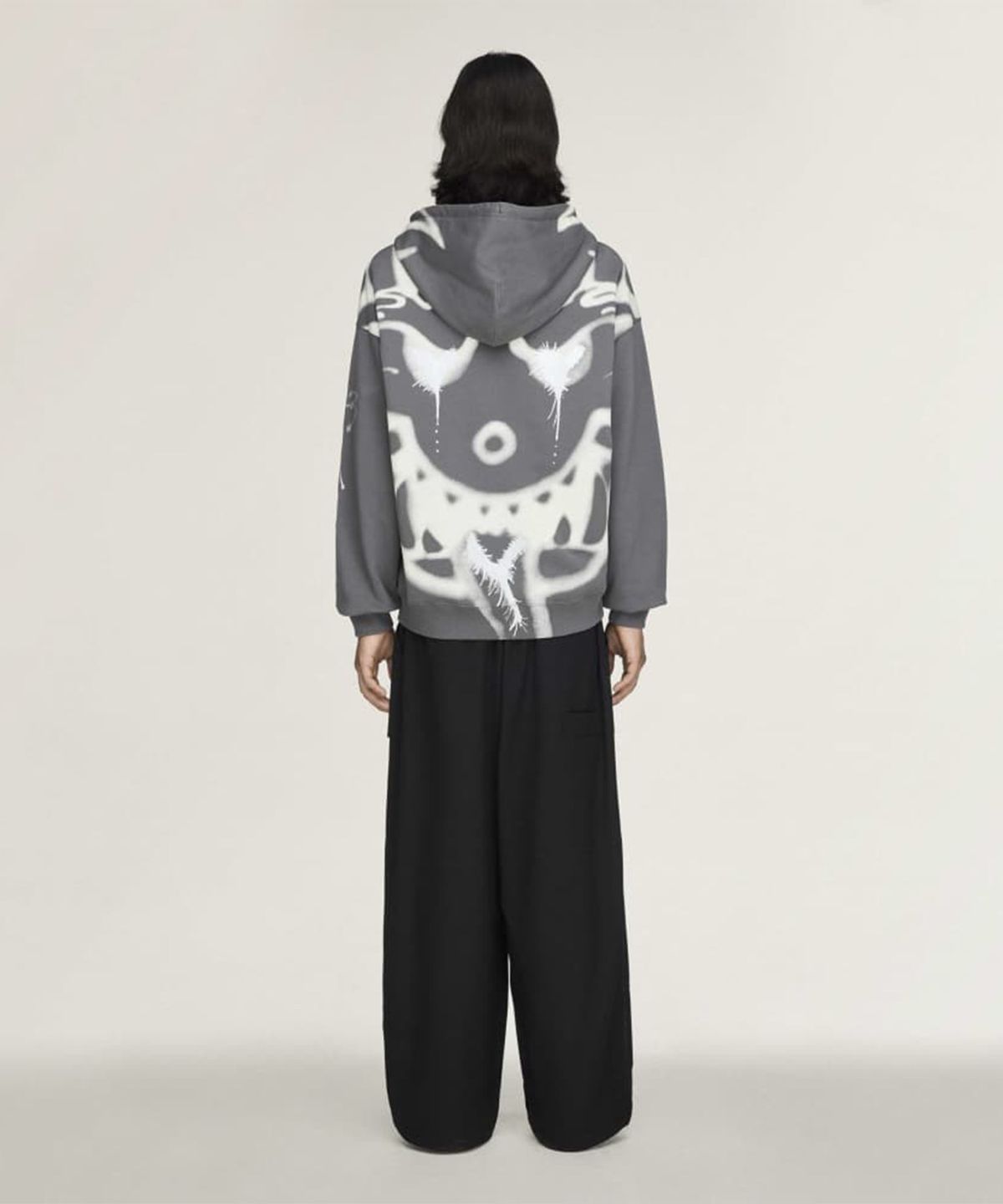 와이쓰리(Y-3) (U) 치토 GFX 프렌치 테리 집 후디 그레이 GFX FT ZIP HOOD GREY FIVE