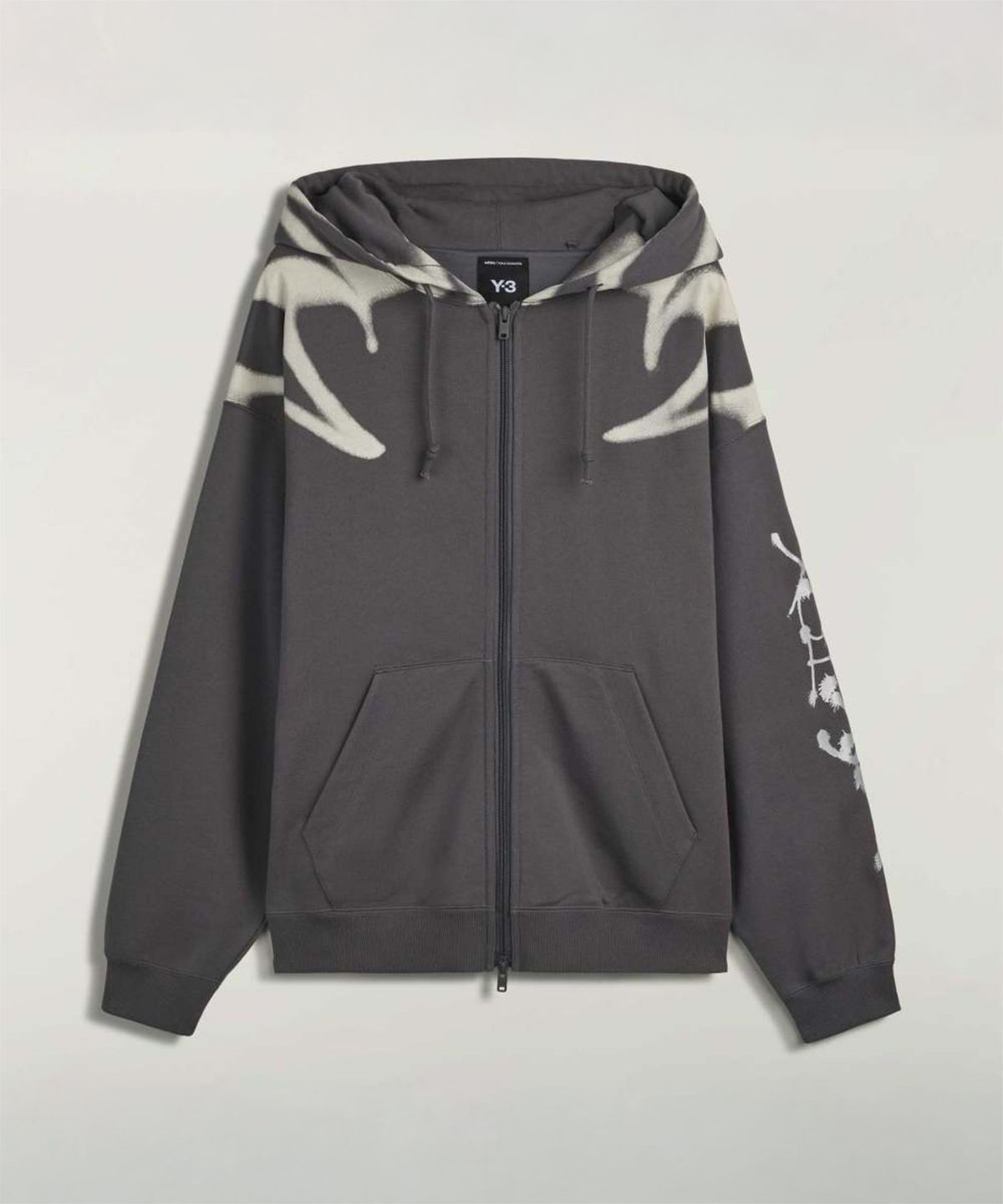 와이쓰리(Y-3) (U) 치토 GFX 프렌치 테리 집 후디 그레이 GFX FT ZIP HOOD GREY FIVE