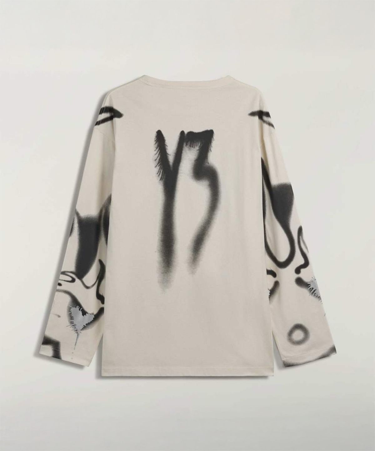 와이쓰리(Y-3) (U) 치토 AOP GFX 롱 슬리브 티셔츠 화이트 AOP GFX LS TEE CHALK WHITE