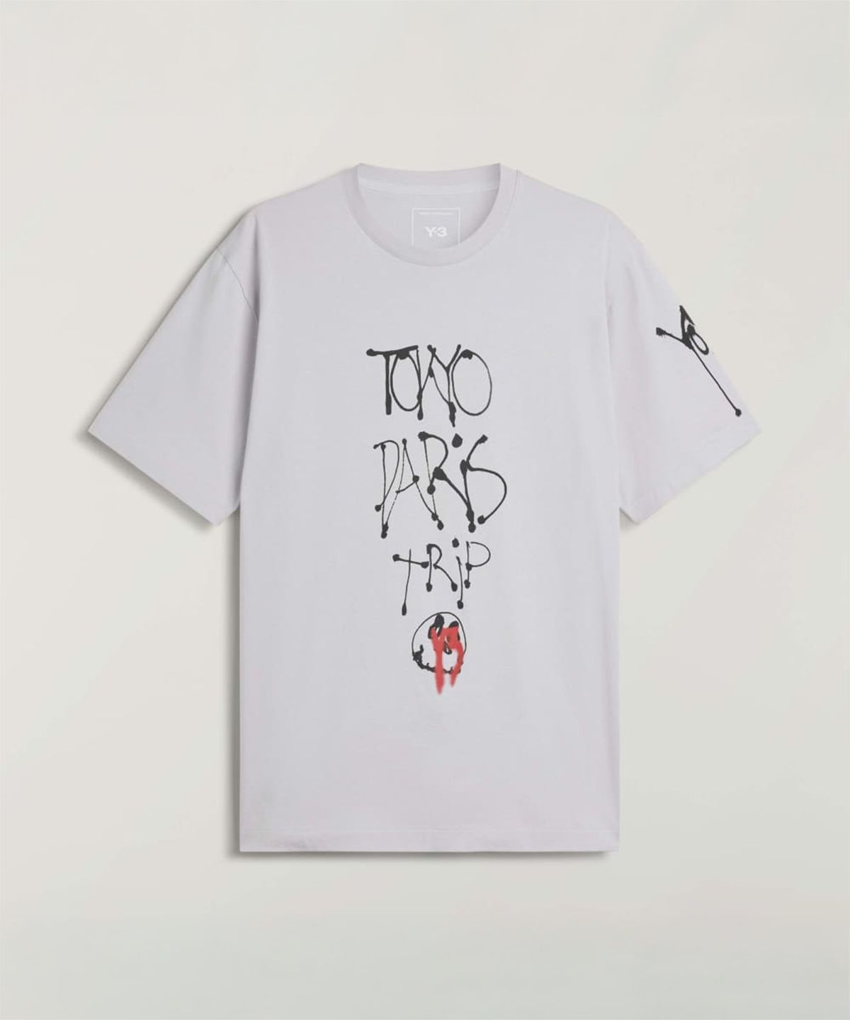 와이쓰리(Y-3) (U) 치토 시티 GFX 숏 슬리브 티셔츠 라이트 솔리드 그레이 CITY GFX SS TEE LGH SOLID GREY