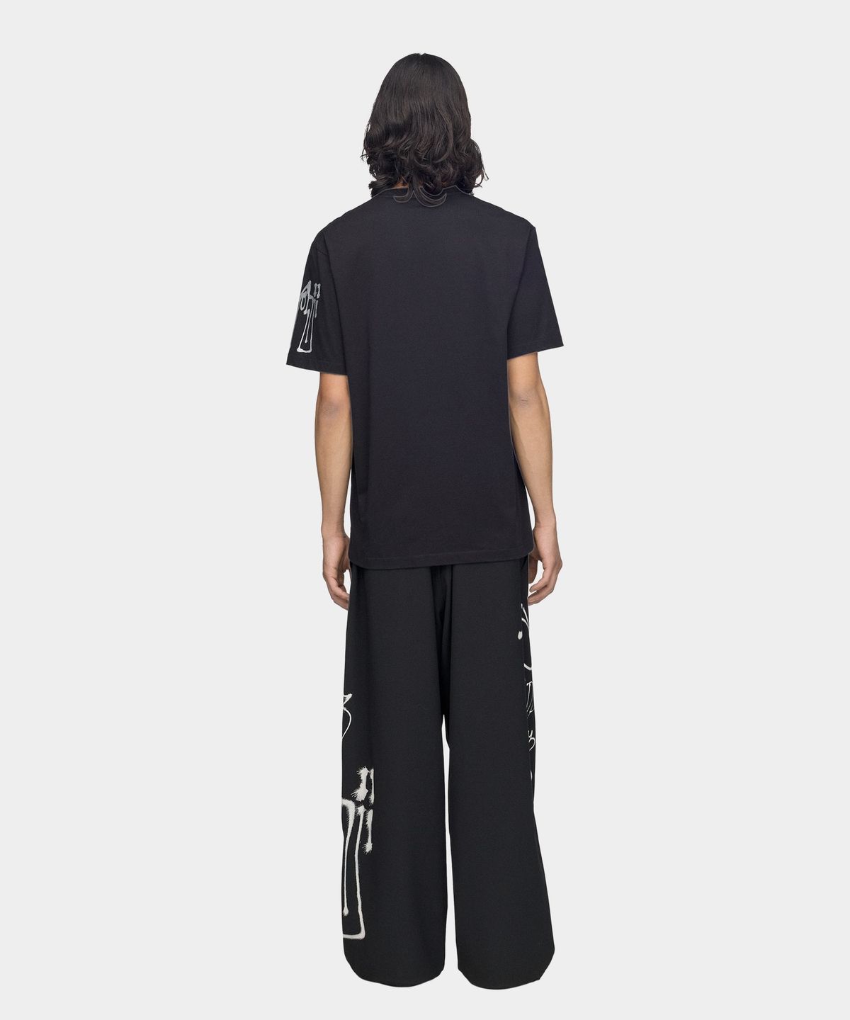 와이쓰리(Y-3) (U) 치토 시티 GFX 숏 슬리브 티셔츠 블랙 CITY GFX SS TEE BLACK