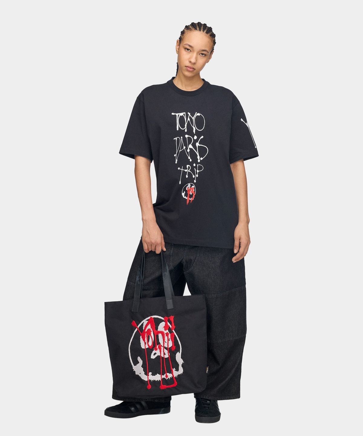 와이쓰리(Y-3) (U) 치토 시티 GFX 숏 슬리브 티셔츠 블랙 CITY GFX SS TEE BLACK