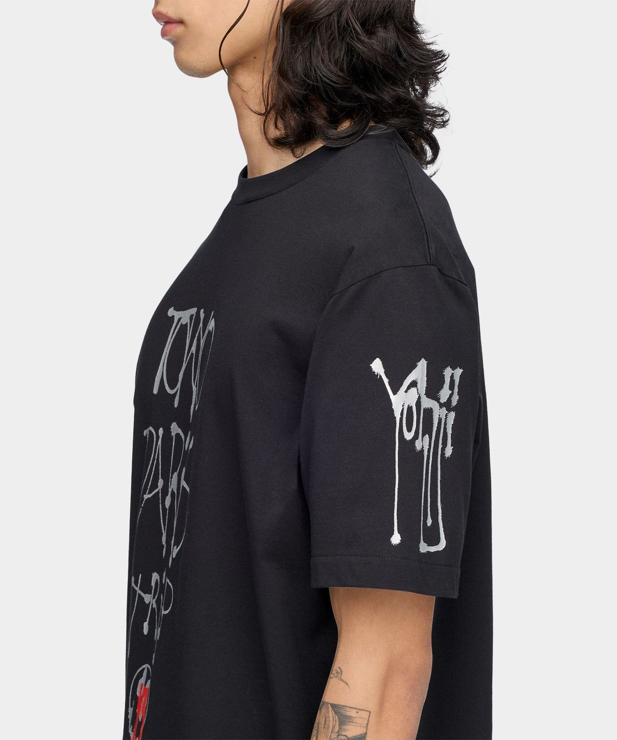 와이쓰리(Y-3) (U) 치토 시티 GFX 숏 슬리브 티셔츠 블랙 CITY GFX SS TEE BLACK
