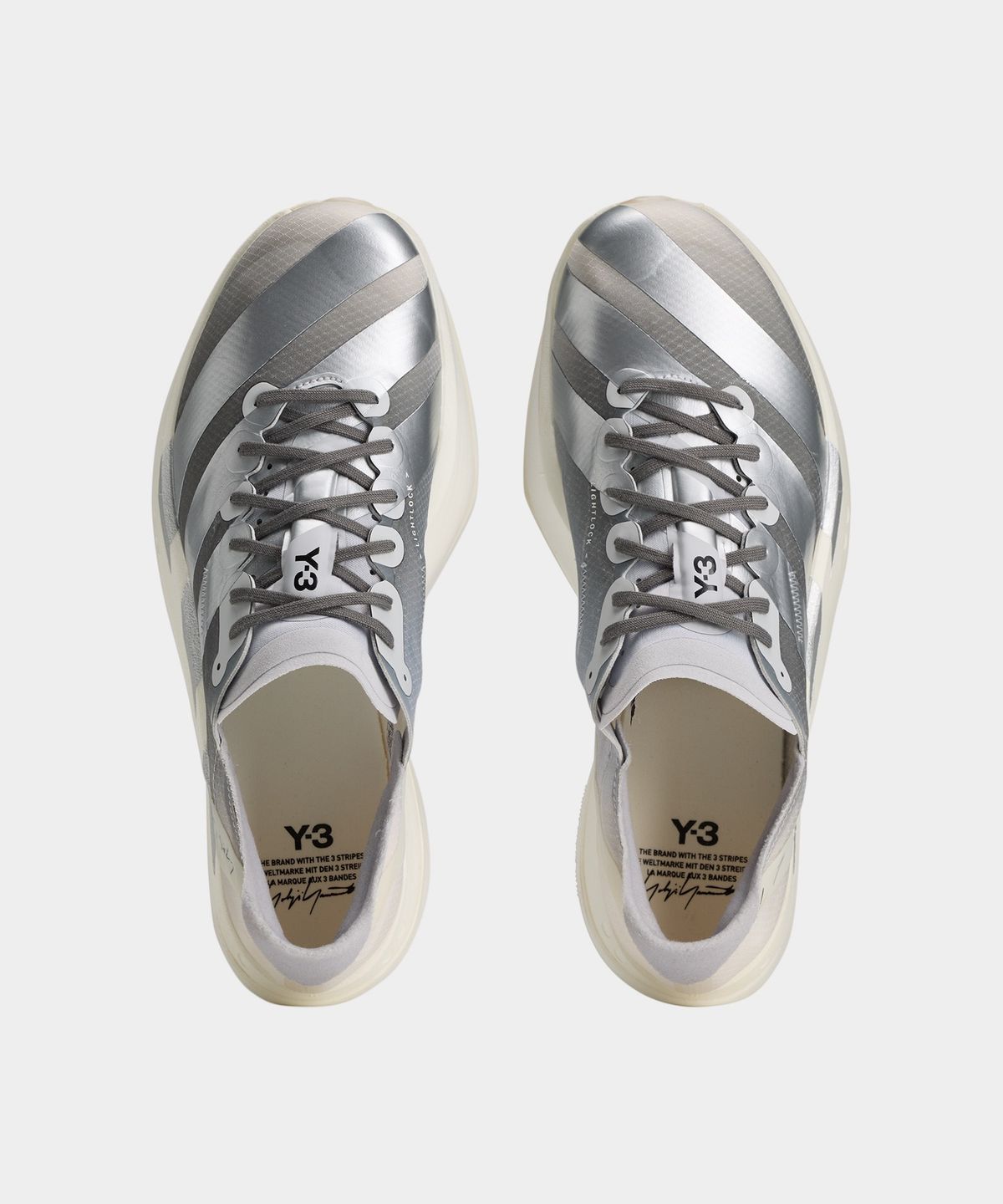 와이쓰리(Y-3) (U) 아디오스 프로 4 화이트 Y-3 ADIOS PRO 4 CHALK WHITE/SILVER MET./LGH SOLID GREY