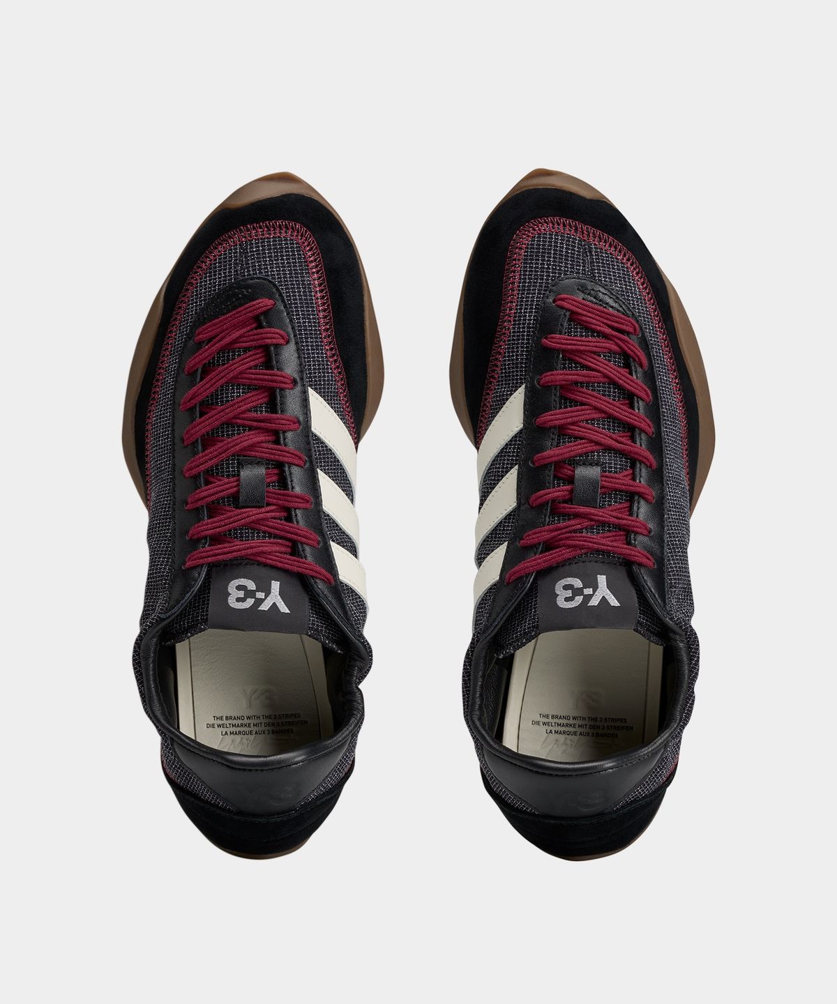 와이쓰리(Y-3) (U) 도쿄 워프드 레드 Y-3 TOKYO WARPED BLACK/ACTIVE MAROON/GUM5